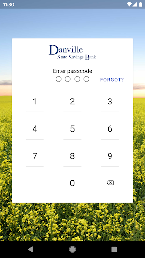 Android application Danville Bank screenshort