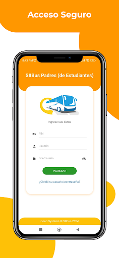 SIIBus Padres (de Estudiantes) Screen 2