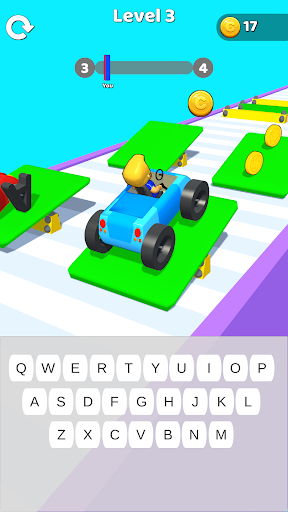 Type Race - Race Car Type Screen 2