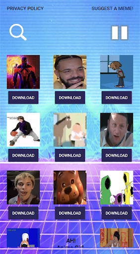 Android application Dank Memes Soundboard screenshort