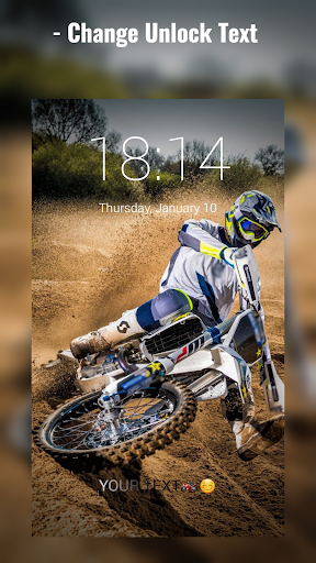 Motocross Lock Screen Screen 3