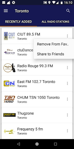 Toronto Radio Stations - Canad