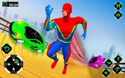 Grand Speed Hero Mega Ramp Car Racing