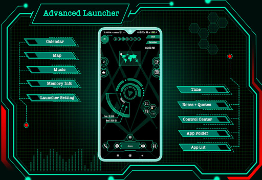 Android application Advanced Launcher - Applock screenshort