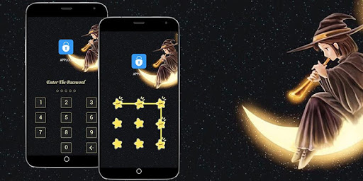 AppLock Theme Moon Girl