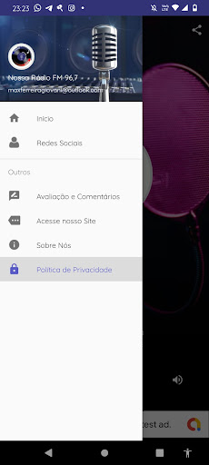 Nossa Rádio FM 96,7 Screen 3