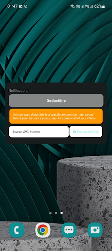 Android application Actuarial & Insurance Glossary screenshort