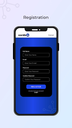 CardzIn: Digital Business Card Screen 3