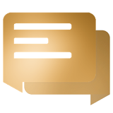 EvolveSMS Material Blur Orange icon