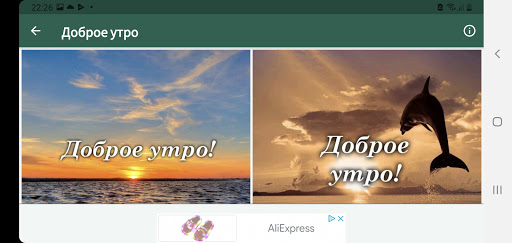 Доброе утро день и вечер