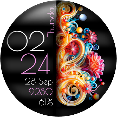 CC Botanical Watch Face