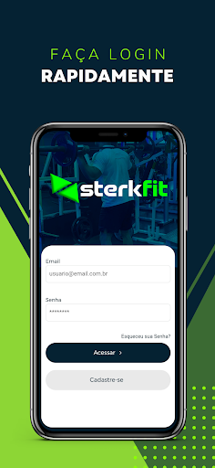 Android application SterkFit screenshort