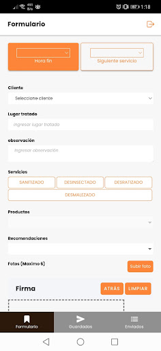 Tratamientos AgroService Screen 2