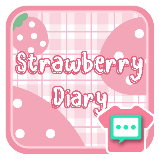 Strawberry diary Next SMS  Icon