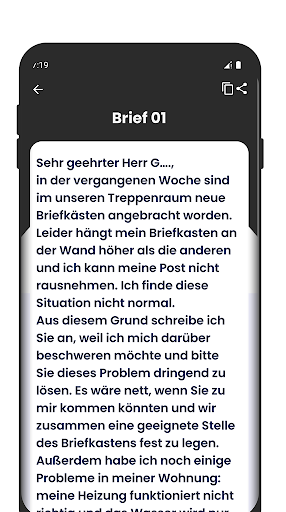 Schreiben Deutsch Lernen Screen 3