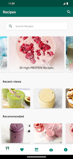 Android application Keto Diet Smoothie Recipes screenshort