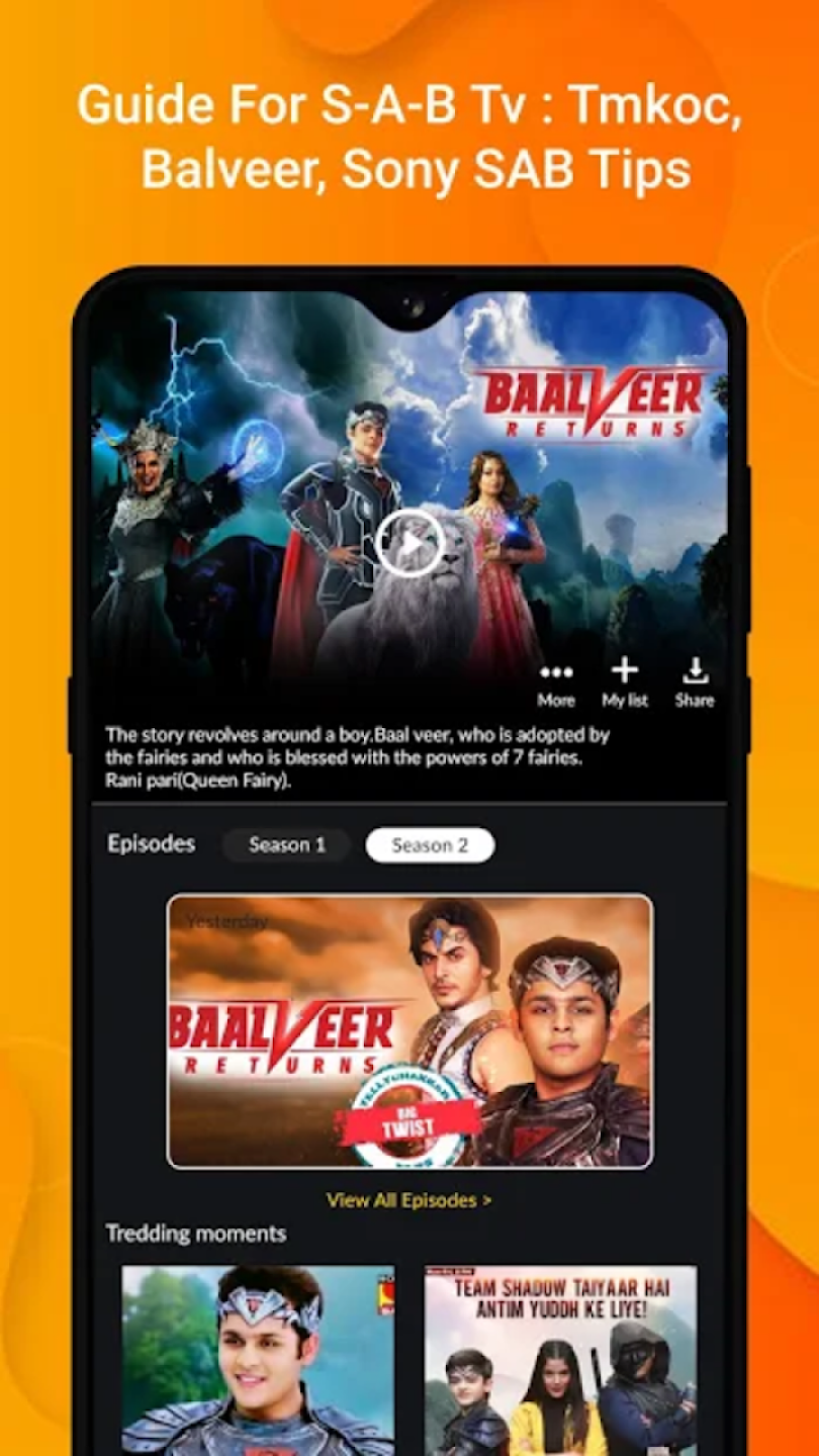 Sab TVHD sab Live Shows info Android Download for Free LD SPACE