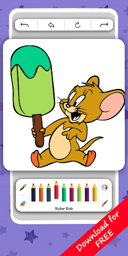 Cat Tom and Mouse Coloring Book game Mod APK Hileli indir