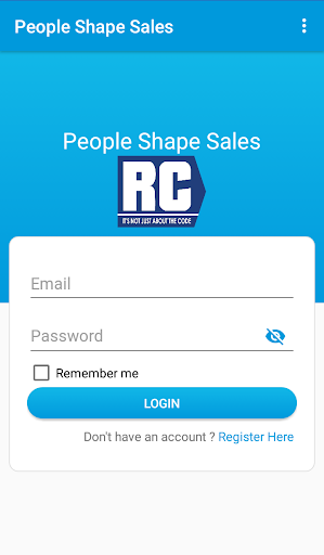 Android application People Shape Sales screenshort