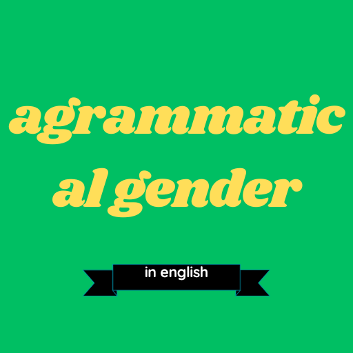 agrammatical gender logo