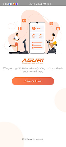 Android application Aguri Fitness screenshort