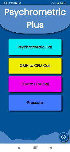 Android application PsychroPlus screenshort
