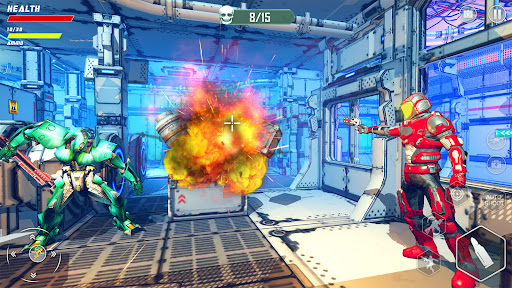 Android application Robot Legacy Fire war games screenshort