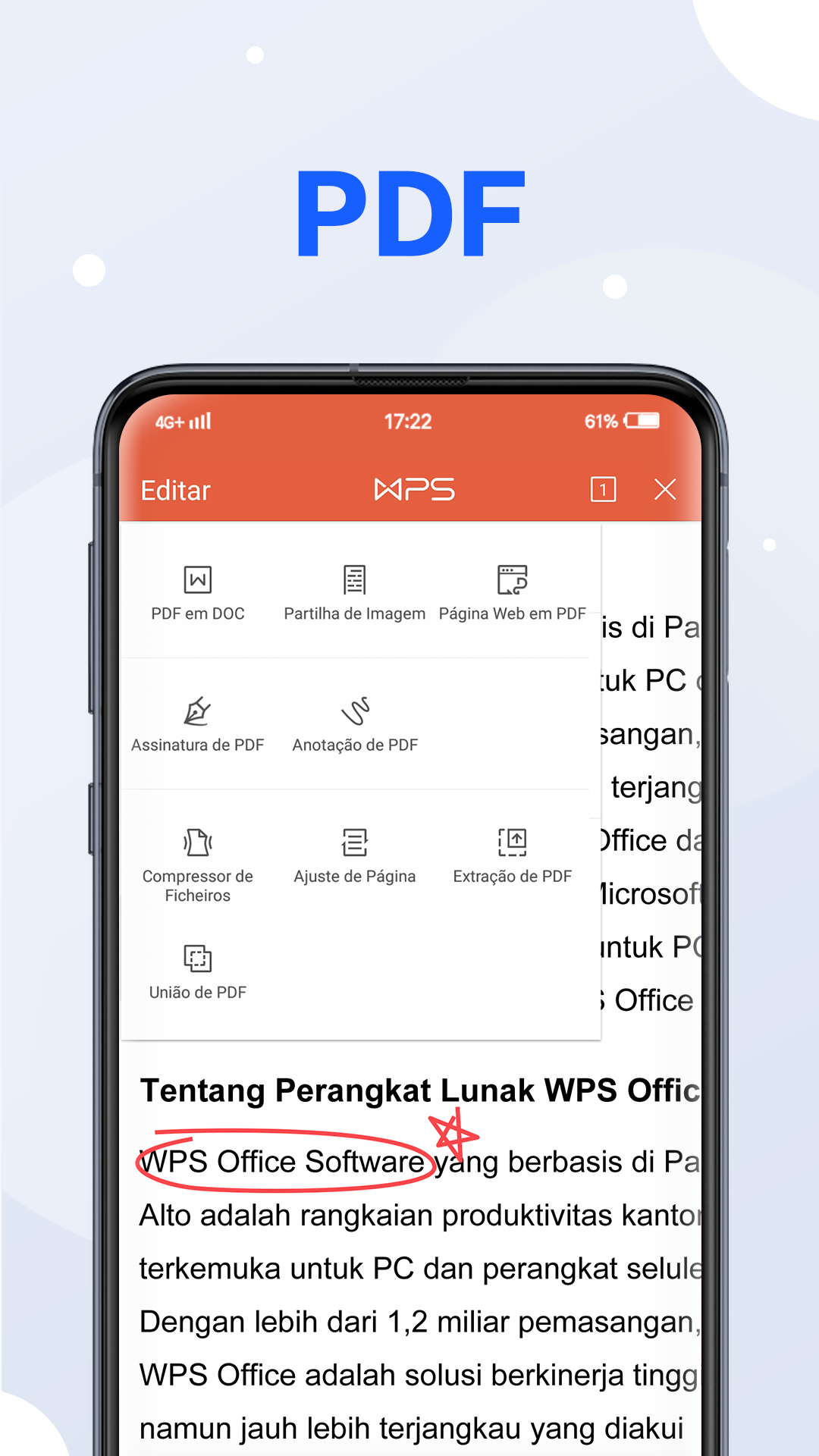 Android application WPS Office Lite screenshort
