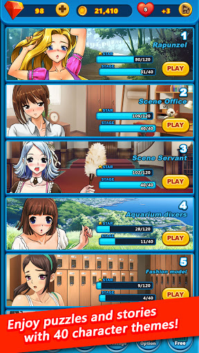 bikini girl puzzle Screen 3