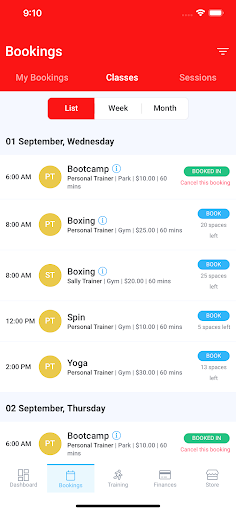 Discipline Fitness Coach Screen 3