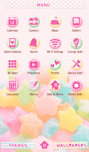 Star Candies Theme +HOME Screen 2