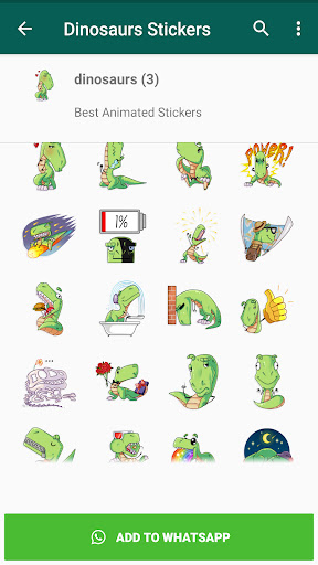 Dinosaur stickers