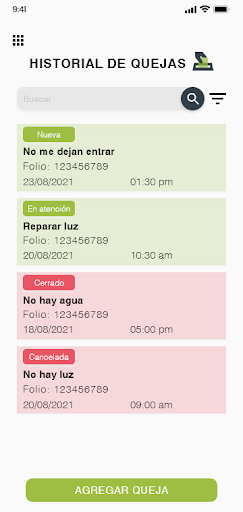 Android application Access Tagle screenshort