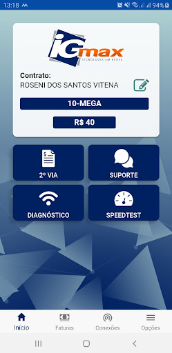 IGMax Cliente Screen 2