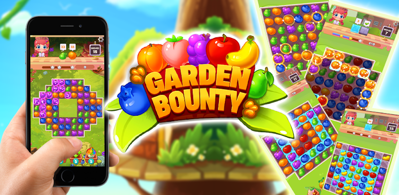 Garden Bounty: Juicy Fruit Link Puzzle Game
