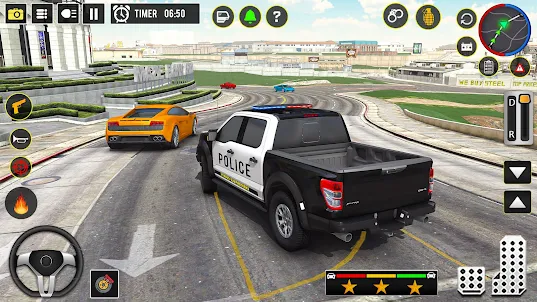 Police Van Simulator Cop Games