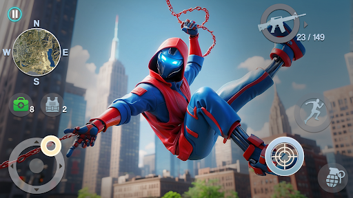 Spider Rope Hero Crime City 1