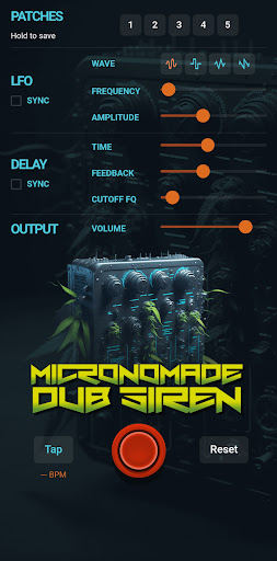 Android application Micronomade Dub Siren screenshort