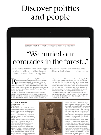 Screenshot of Iron Cross Magazine
