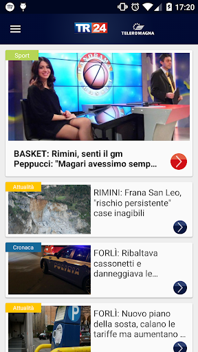 Android application Teleromagna screenshort