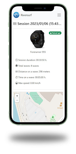 Android application Riversurf screenshort