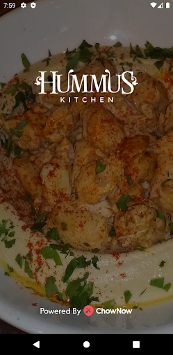 Android application Hummus Kitchen screenshort