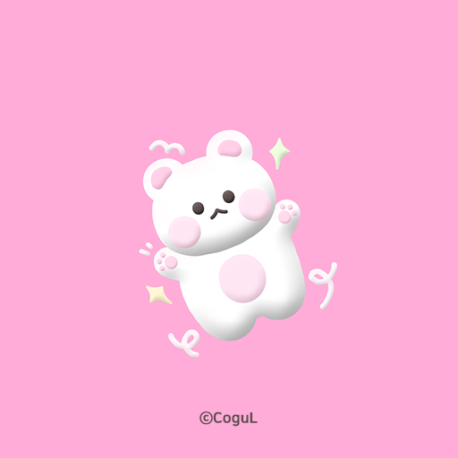 카카오톡 테마 - 꼬미 핑크 3D logo