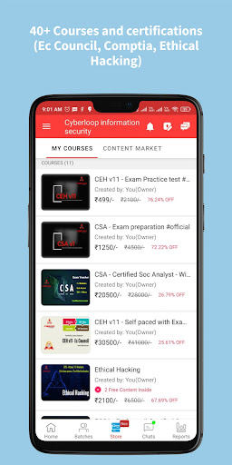 Cyberloop information security Screen 2