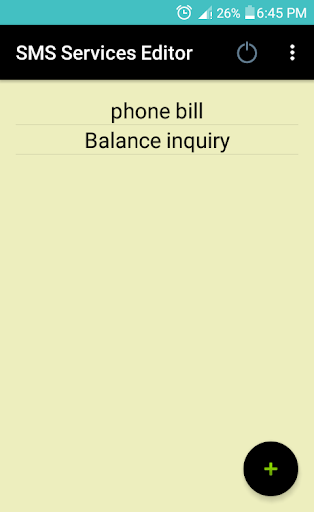 Android application Call/SMS Organizer screenshort