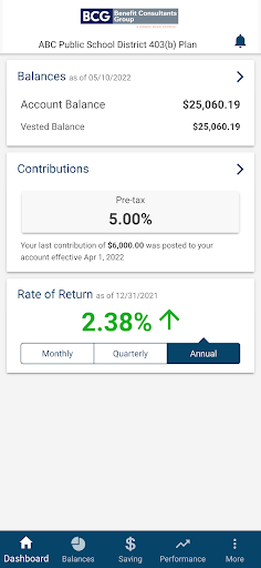 BCG Retirement Screen 2