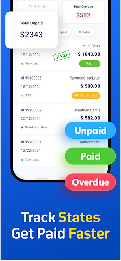 Screenshot of Invoice Maker App - InvoiceNow