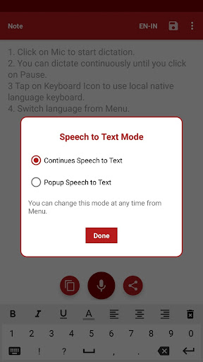 Voice Typing - Speech to Text Screen 2