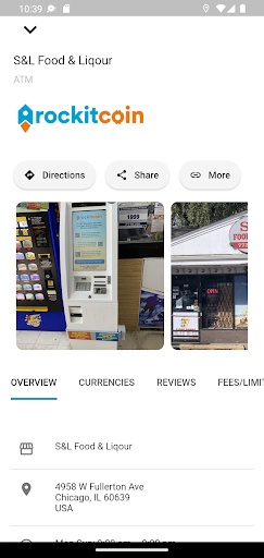 Screenshot of Bitcoin ATM Map – CoinATMRadar