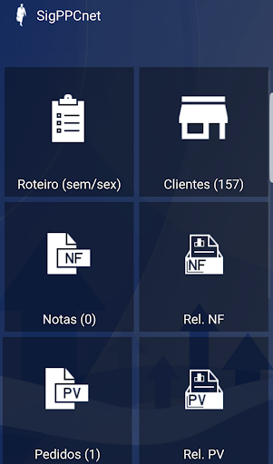 Android application SigPPCnet: Força de Vendas screenshort